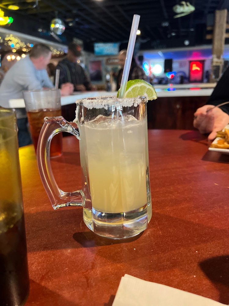 A glass of Gina's Margarita