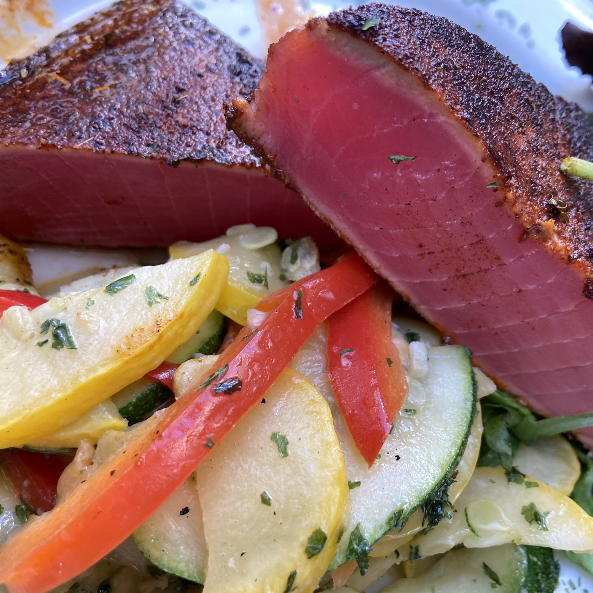 a "Fish Market" with tavern fries and veggies