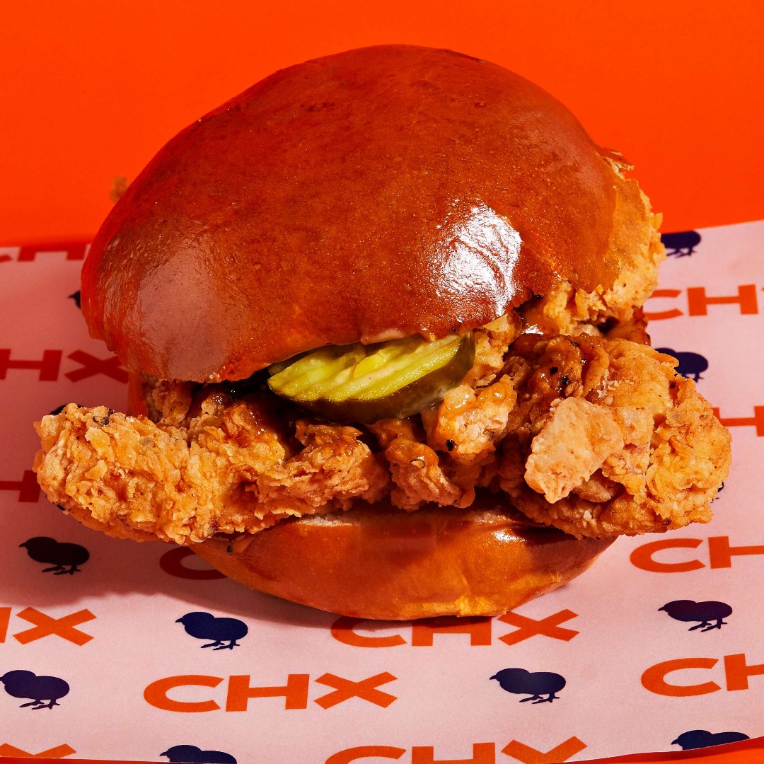 a chx sando (chicken sandwich)