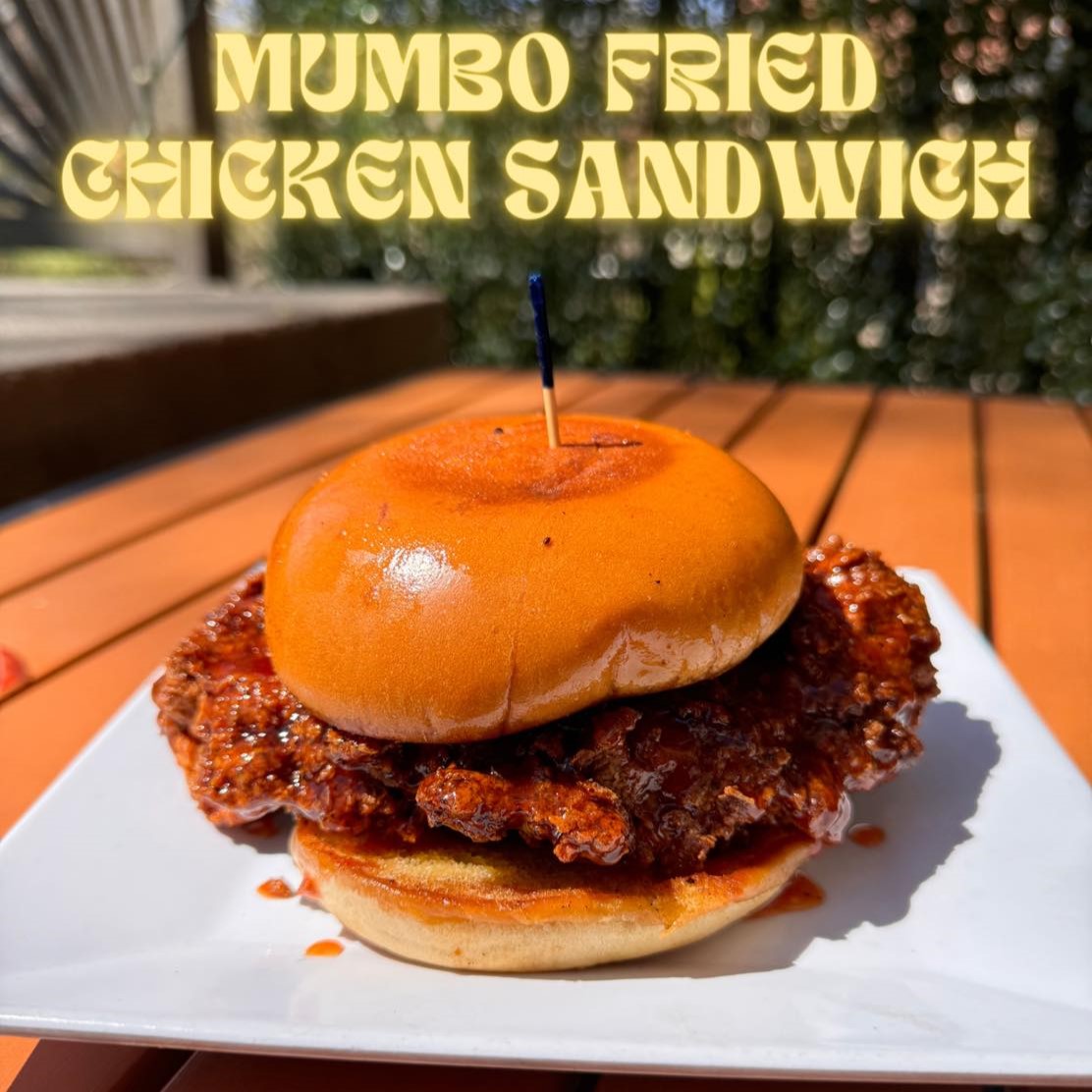 a mumbo fried chicken sandwich