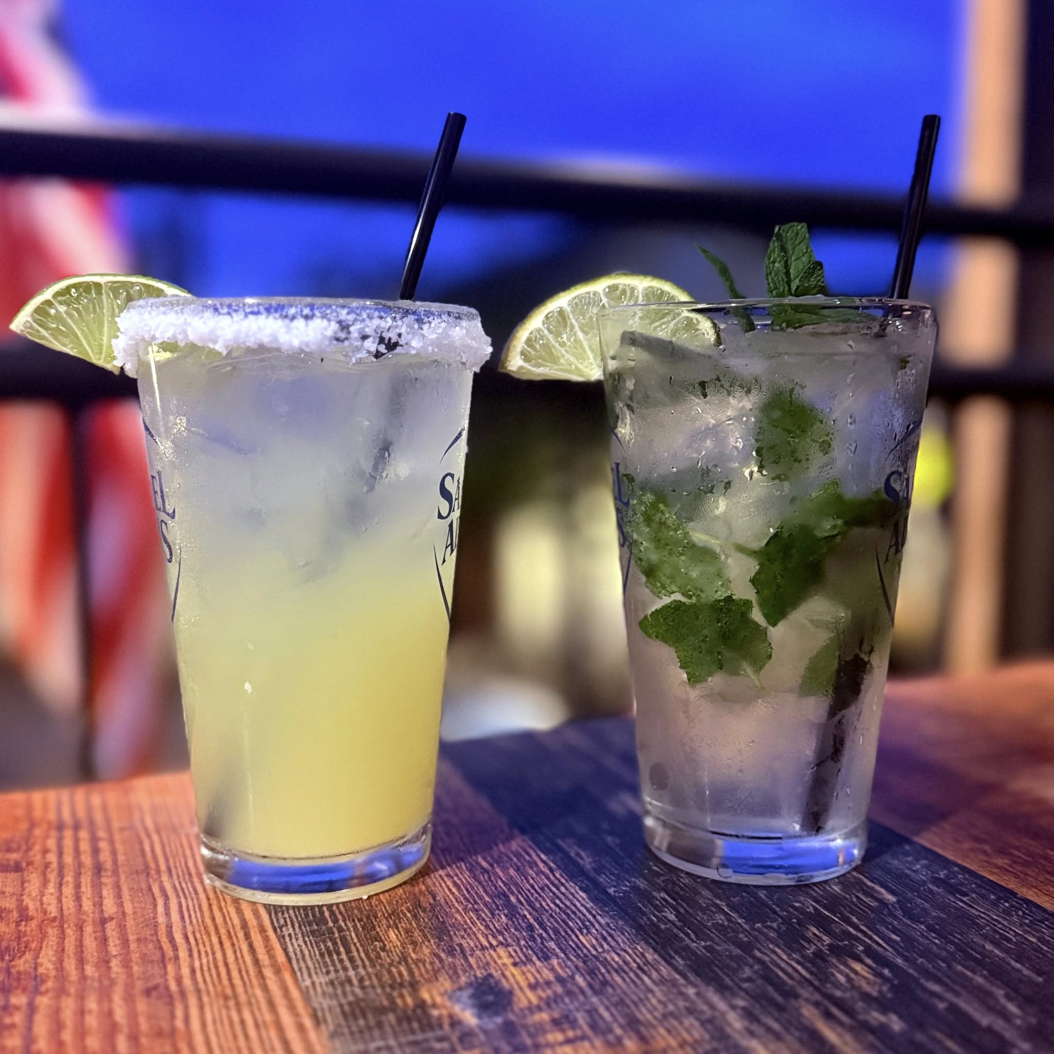 a margarita and a mojito